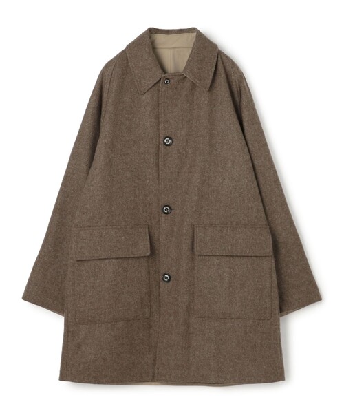 別注】INVERTERE ウールコットン リバーシブルコート（ステンカラー