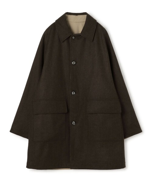 別注】INVERTERE ウールコットン リバーシブルコート（ステンカラー