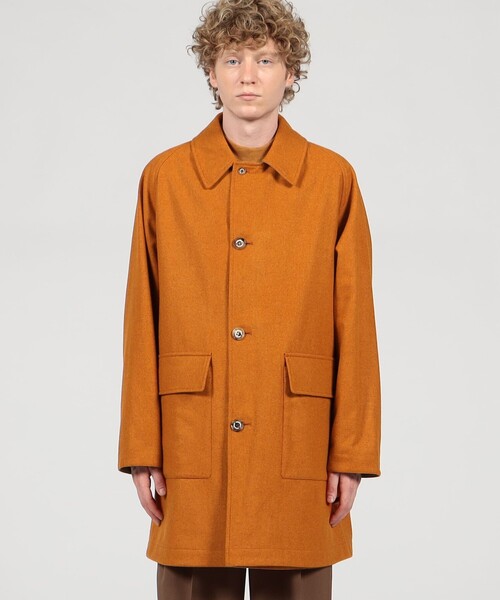 別注】INVERTERE ウールコットン リバーシブルコート（ステンカラー