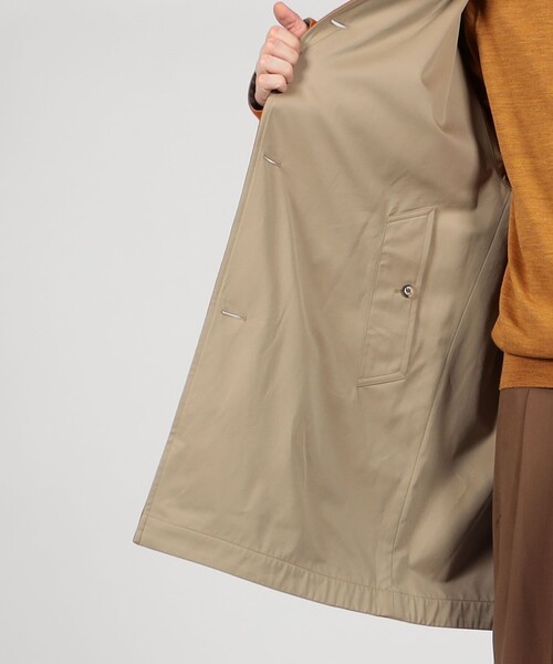 INVERTERE(インバーティア)の「【別注】INVERTERE ウールコットン リバーシブルコート(ステンカラーコート・メンズ・カーキ/ブラウン/オレンジ・38/36/40)」の9枚目の写真