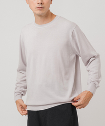 EDIFICE | 14ゲージ ウール クルーネックニット(ニット/セーター)