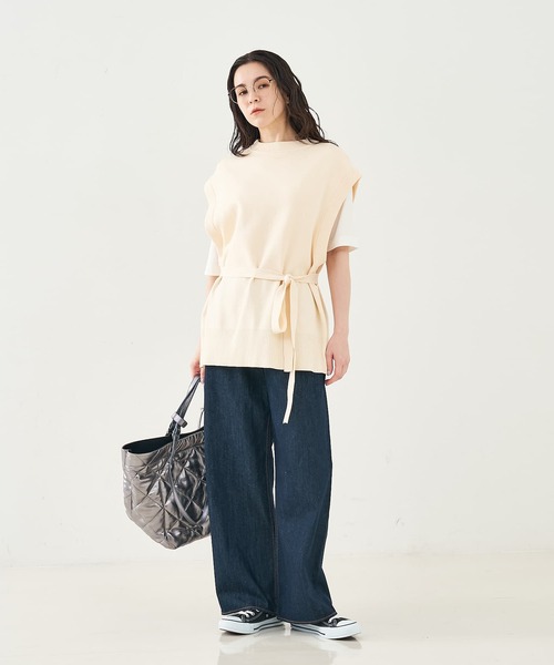 marco masi(マルコマージ)の「【MARCO MASI】2WAYハンドルキルトトート(トートバッグ・レディース・シルバー・フリー)」の8枚目の写真