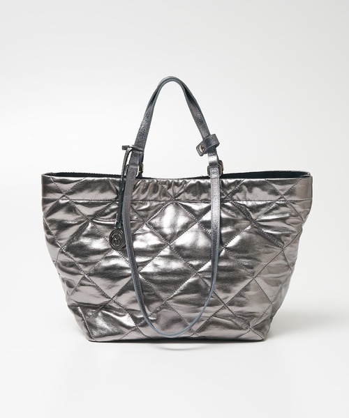 marco masi(マルコマージ)の「【MARCO MASI】2WAYハンドルキルトトート(トートバッグ・レディース・シルバー・フリー)」の11枚目の写真