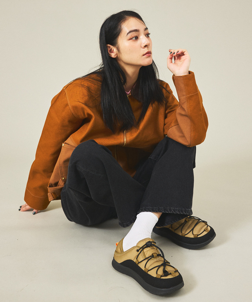 BUMPY(バンピー)の「【BUMPY/バンピー】WINTER PACKABLE /パッカブル/リカバリーサンダル/ ユニセックス/RF0483(スリッポン・メンズ・ブラック/ダークベージュ・LL/M/L/XL)」の3枚目の写真