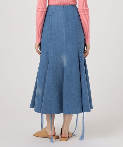 TOMORROWLAND (トゥモローランド)の「GABRIELA HEARST DION SKIRT(デニムスカート・レディース・ライトブルー・36)」の5枚目の写真
