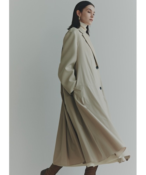 ADORE(アドーア)の「◆タフタコンビトリプルクロスコート(チェスターコート・レディース・ベージュ/ブラック・38)」の21枚目の写真