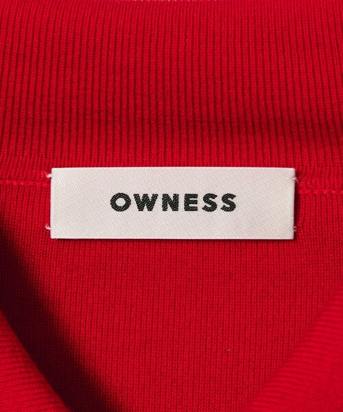 OWNESS＞ SNOW WASH スムース ニット ポロシャツ（ポロシャツ