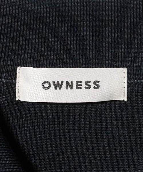 BEAUTY&YOUTH UNITED ARROWS(ビューティーアンドユースユナイテッドアローズ)の「<OWNESS> SNOW WASH スムース ニット ポロシャツ(ポロシャツ・メンズ・ダークグレー/レッド・L/M)」の4枚目の写真