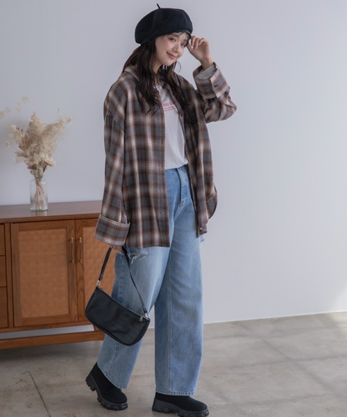 polcadot（ポルカドット）の「ベルトバスクベレー  フェルトベレー/サイズ調節可能（ハンチング/ベレー帽・レディース・ホワイト/ブラック・FREE）」の6枚目の写真