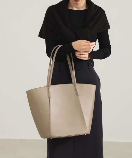 Demi-Luxe BEAMS（デミルクス ビームス）の「デイリー レザー トートバッグ（トートバッグ・レディース・ブラウン系その他4/ブラック・ONE SIZE）」の2枚目の写真