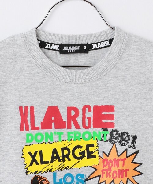 XLARGE KIDS(エクストララージキッズ)の「【人気商品再入荷】【直営店で取り扱い無し】ランダムマルチロゴ長袖Tシャツ(Tシャツ/カットソー・キッズ・トップグレー/ブラック/ホワイト・100cm/110cm/140cm/120cm/130cm)」の5枚目の写真