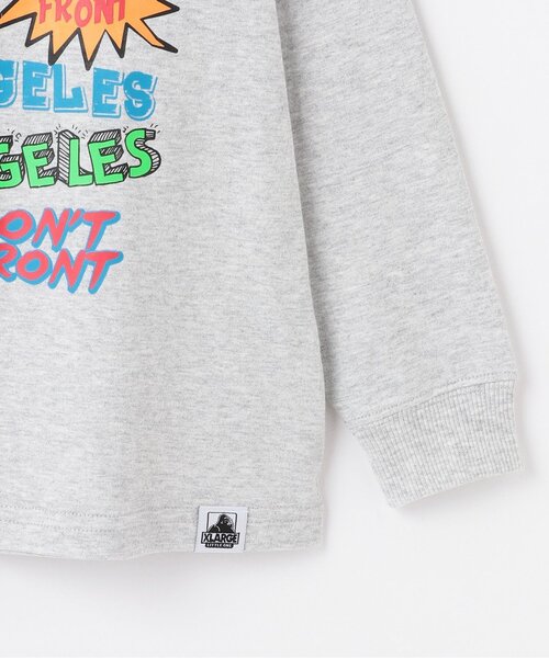 XLARGE KIDS(エクストララージキッズ)の「【人気商品再入荷】【直営店で取り扱い無し】ランダムマルチロゴ長袖Tシャツ(Tシャツ/カットソー・キッズ・トップグレー/ブラック/ホワイト・100cm/110cm/140cm/120cm/130cm)」の6枚目の写真