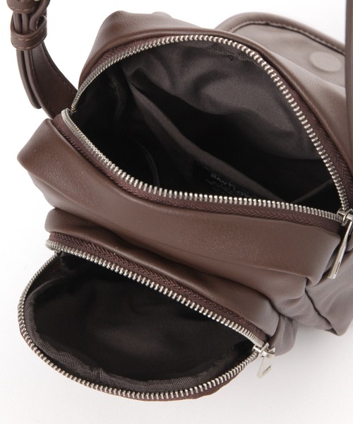 BAYFLOW（ベイフロー）の「PUミニショルダーBAG（ショルダーバッグ・メンズ・ブラック/ブラウン・FREE）」の18枚目の写真