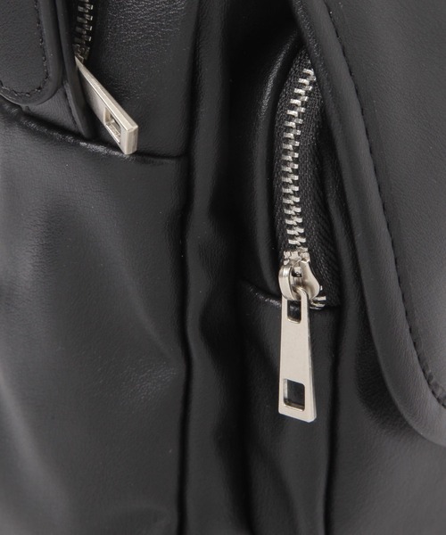 BAYFLOW（ベイフロー）の「PUミニショルダーBAG（ショルダーバッグ・メンズ・ブラック/ブラウン・FREE）」の5枚目の写真