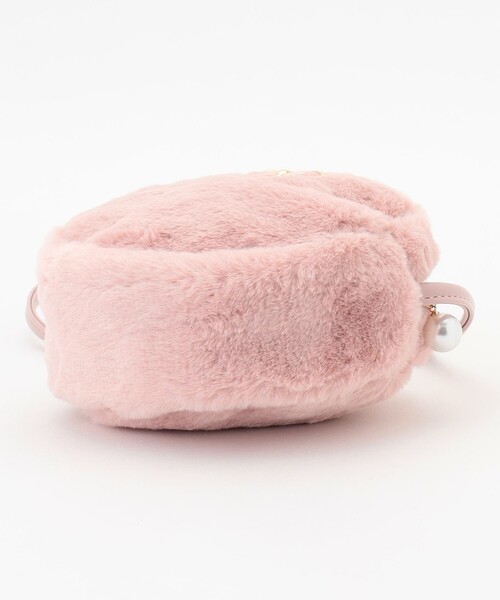 ANY(エニィ)の「フェイクファーポシェット(ショルダーバッグ・キッズ・アイボリー系/ピンク系・F)」の10枚目の写真