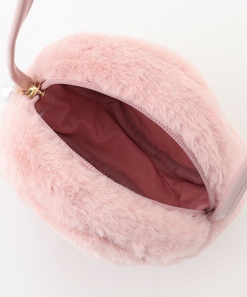 ANY(エニィ)の「フェイクファーポシェット(ショルダーバッグ・キッズ・アイボリー系/ピンク系・F)」の11枚目の写真
