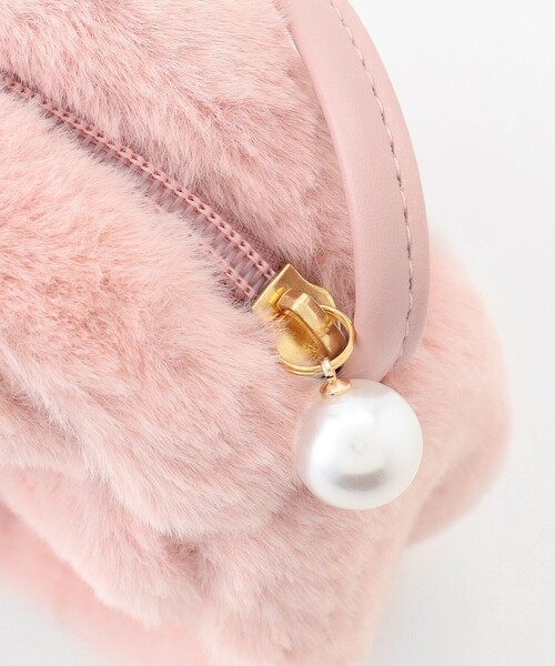 ANY(エニィ)の「フェイクファーポシェット(ショルダーバッグ・キッズ・アイボリー系/ピンク系・F)」の13枚目の写真