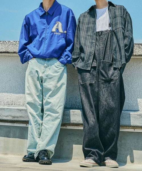 niko and...(ニコアンド)の「Aワッペンジャケット(ブルゾン・メンズ・ブルー/カーキ・MEDIUM/LARGE)」の10枚目の写真