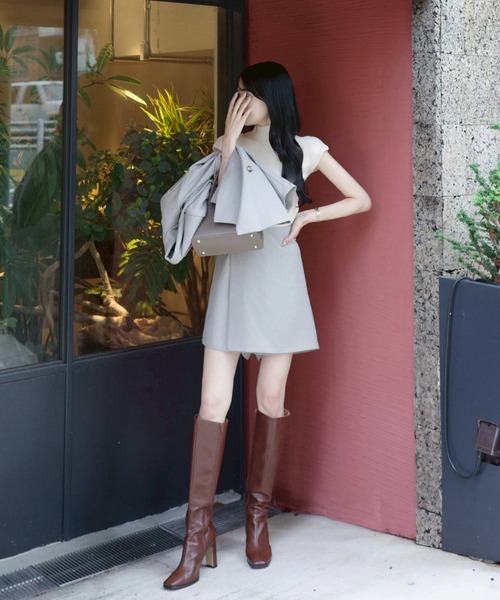 ACYM(アシーム)の「【ZOZO限定】トリニティラップショートパンツ(スカート・レディース・ベージュ/ダークグレー/ベージュ系その他・FREE)」の6枚目の写真