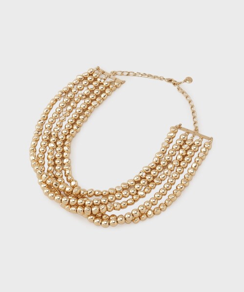 GALLEST（ギャレスト）の「ボールチェーンチョーカーネックレス（ネックレス・レディース・シルバー/ゴールド・00）」の4枚目の写真