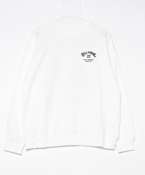 BILLABONG(ビラボン)の「ビラボン BILLABONG SQUARE LOGO BOY FIT CREW サーフ スウェットトレーナー(スウェット・レディース・ブラック/ホワイト・M/L)」の2枚目の写真