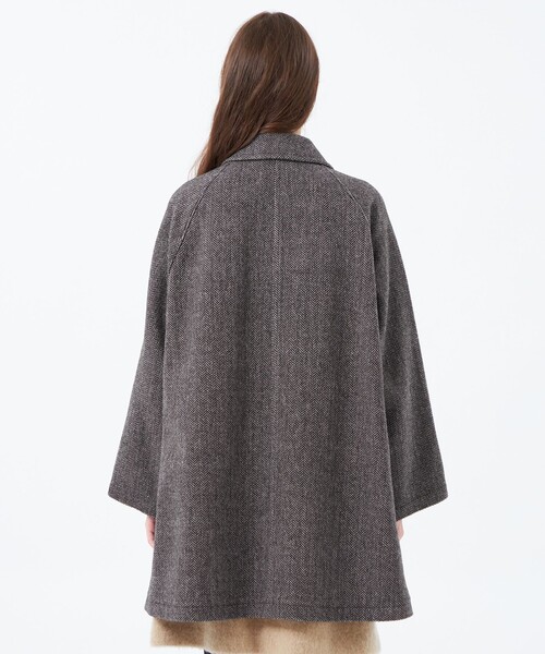 WELBURY（ウェルベリー）】HEAT TWEED製（ステンカラーコート