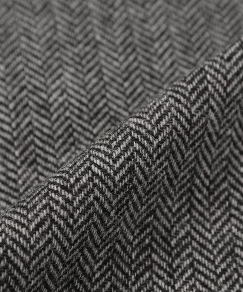MACKINTOSH PHILOSOPHY(マッキントッシュ フィロソフィー)の「【WELBURY(ウェルベリー)】HEAT TWEED製(ステンカラーコート・レディース・チャコールグレー/ブラウン・38/36)」の13枚目の写真