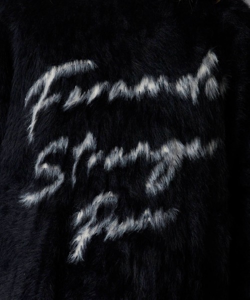 Theater code（シアターコード）の「Thick Jacquard Knit / 肉厚 ジャガード織り ジャギーニット（ニット/セーター・メンズ・ブラック・M/L）」の5枚目の写真