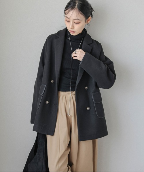 セール】パイピングダブルジャケットコート（その他アウター）｜AMELY