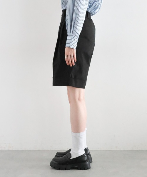 RAGEBLUE（レイジブルー）の「チノタックハーフパンツ（チノパンツ・レディース・ブラック/ブラウン・FREE）」の19枚目の写真