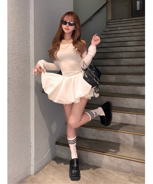 ボリュームバルーンミニスカート（スカート）｜Darich（ダーリッチ）の