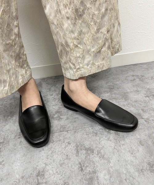 SOROTTO（ソロット）の「日本製ミニマルローファーパンプス MADE IN JAPAN（パンプス・レディース・ブラック・24.5cm/24.0cm/23.5cm/23.0cm/22.5cm/22.0cm）」の12枚目の写真