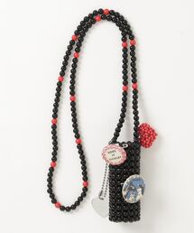 ROSE BUD([Yobh)HEY Mrs ROSE Beads Lip Necklace(̑)