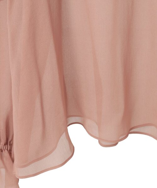 Tiara（ティアラ）の「ラップルフリルブラウス（シャツ/ブラウス・レディース・ベージュ系その他/ベージュ/パープル・FREE）」の22枚目の写真