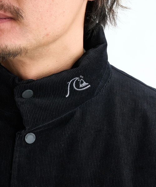 Quiksilver(クイックシルバー)の「COLD WIND JACKET/クイックシルバー撥水ジャケット(ブルゾン・メンズ・ブラック/カーキ・MEDIUM/LARGE/X-LARGE)」の9枚目の写真