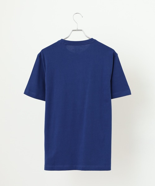 GUESS JEANS（ゲスジーンズ）の「GUESS JEANS GJ REG FIT SMALL LOGO TEE ゲス スプリットロゴTシャツ（Tシャツ/カットソー・メンズ・ダークブルー/ブラック・XL/XXL/M/L）」の9枚目の写真