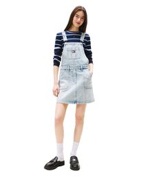 tommy jeans（トミー ジーンズ）の「デニムダンガリーワンピース（ワンピース・レディース）」