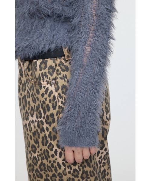 MOUSSY(マウジー)の「SHEER SHAGGY ロングスリーブニット(ニット/セーター・レディース・ブラウン/グレー/オフホワイト・FREE)」の18枚目の写真