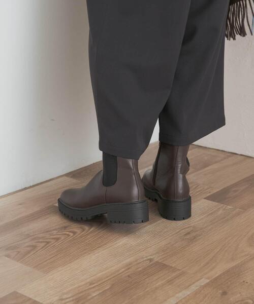URBAN RESEARCH DOORS（アーバンリサーチドアーズ）の「『晴雨兼用』トラックソールブーツ（ブーツ・レディース・ブラウン/ブラック・36/38/37）」の15枚目の写真