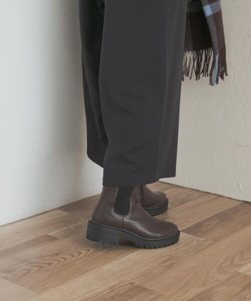 URBAN RESEARCH DOORS（アーバンリサーチドアーズ）の「『晴雨兼用』トラックソールブーツ（ブーツ・レディース・ブラウン/ブラック・36/38/37）」の16枚目の写真