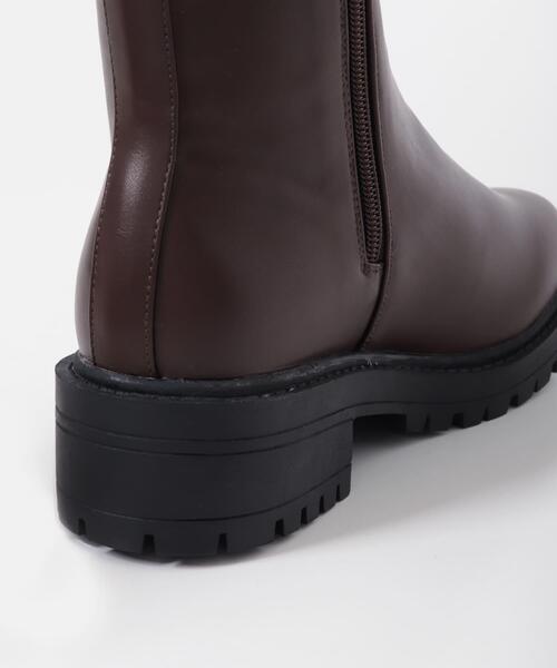 URBAN RESEARCH DOORS（アーバンリサーチドアーズ）の「『晴雨兼用』トラックソールブーツ（ブーツ・レディース・ブラウン/ブラック・36/38/37）」の18枚目の写真