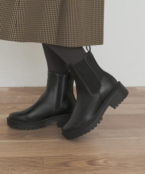 URBAN RESEARCH DOORS（アーバンリサーチドアーズ）の「『晴雨兼用』トラックソールブーツ（ブーツ・レディース・ブラウン/ブラック・36/38/37）」の10枚目の写真
