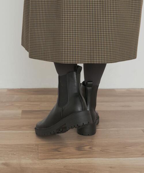 URBAN RESEARCH DOORS（アーバンリサーチドアーズ）の「『晴雨兼用』トラックソールブーツ（ブーツ・レディース・ブラウン/ブラック・36/38/37）」の11枚目の写真