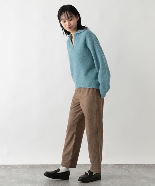 FOUND GOOD（ファウンドグッド）の「フワフワスキッパーニットPO（ニット/セーター・レディース・ブルー系5/ブラック/アイボリー/グレー系5・M/S/L）」の13枚目の写真