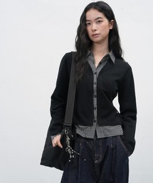 GENERAL IDEA | 【GENERAL IDEA】チェックシャツレイヤードカーディガン / CHECK SHIRTS LAYERED CARDIGAN(カーディガン/ボレロ)