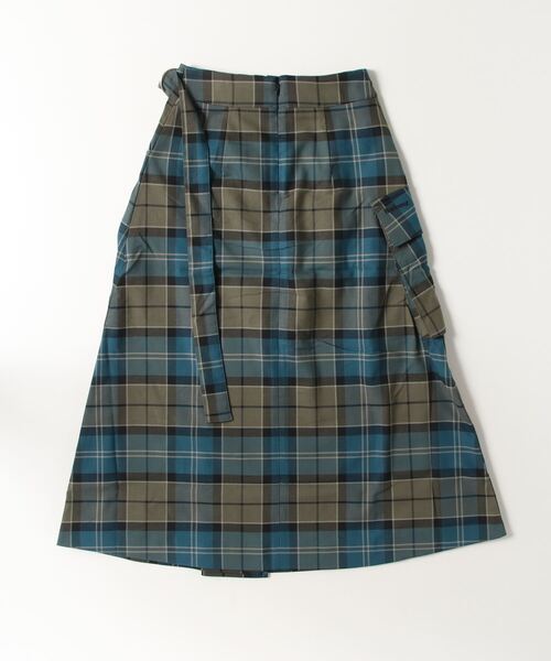 Barbour（バブアー）の「Wilmaタータンマキシスカート（スカート・レディース・グリーン・MEDIUM/SMALL）」の9枚目の写真