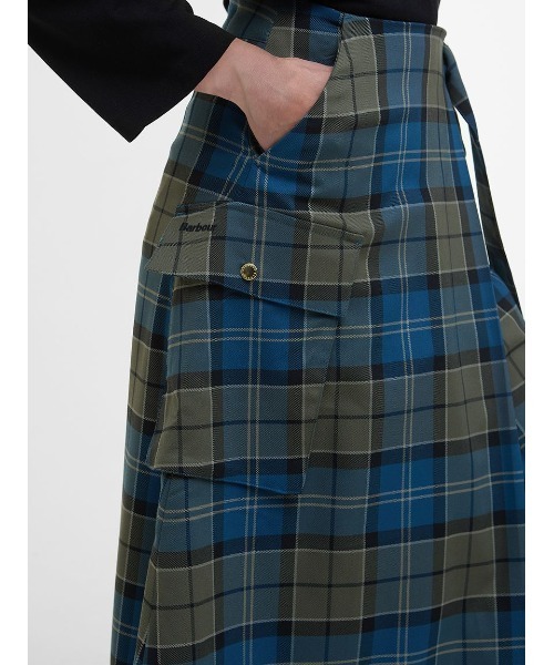 Barbour（バブアー）の「Wilmaタータンマキシスカート（スカート・レディース・グリーン・MEDIUM/SMALL）」の5枚目の写真