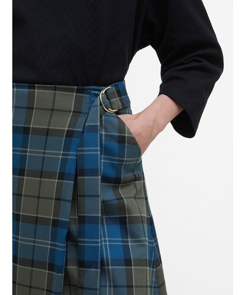 Barbour（バブアー）の「Wilmaタータンマキシスカート（スカート・レディース・グリーン・MEDIUM/SMALL）」の6枚目の写真