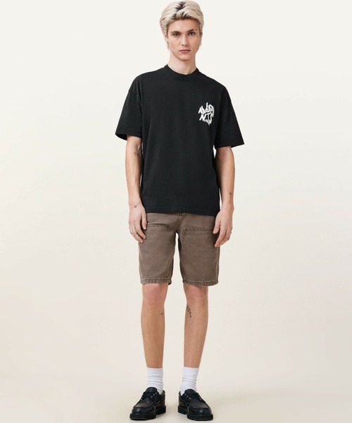 ALLSAINTS(オールセインツ)の「ALLSAINTS ORLANDO SS CREW(Tシャツ/カットソー・メンズ・ブラック・SMALL/MEDIUM/LARGE)」の3枚目の写真