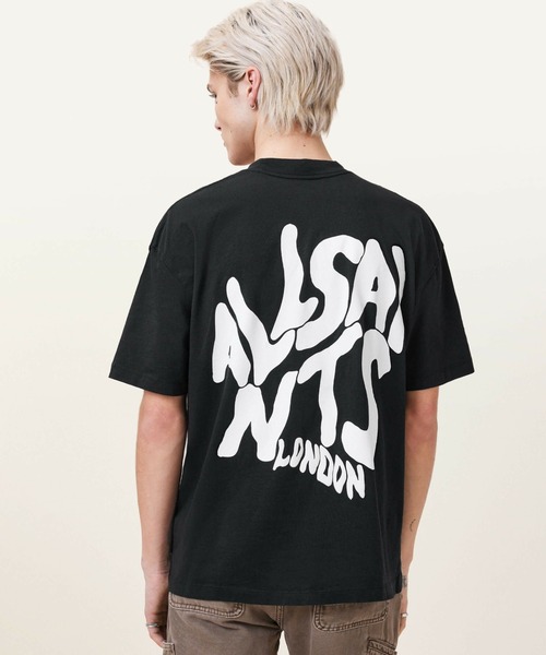 ALLSAINTS(オールセインツ)の「ALLSAINTS ORLANDO SS CREW(Tシャツ/カットソー・メンズ・ブラック・SMALL/MEDIUM/LARGE)」の5枚目の写真